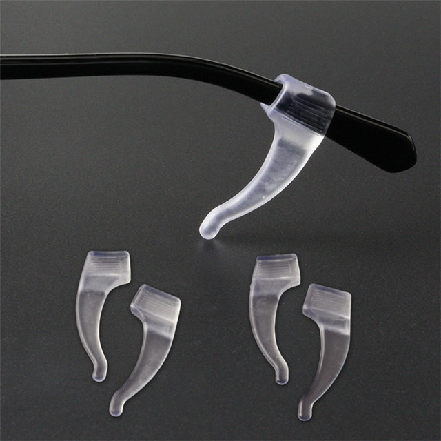 Hot Sale Glass Silicone Temple Tip for Glasses Spectacles Ear Hook Grip Anti Slip Eyes Glasses Holder Stops Eyewear Slipping