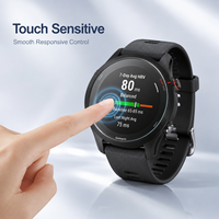 Pelindung Layar Kaca Tempered HD Clear Blue Light 9H 2.5D Kompatibel dengan Garmin Forerunner 255 255S 955 Smart Watch