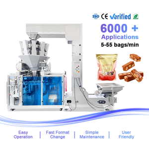 Automatic Filling Sealing <b>Stand</b> up Pouch Premade Bag Doypack Packaging Machine Praline Snacks Packing Machine - Product Image 1
