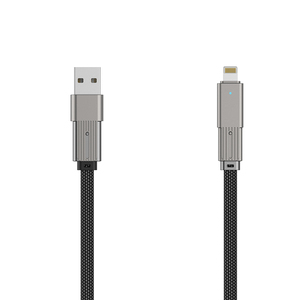 4-in-1 100W Fast <b>Charging</b> USB <b>Cable</b> Light Zinc Alloy Braided Dual Rotary Compatible with IP15 <b>Type</b>-<b>C</b> USB for Computers - Product Image 2
