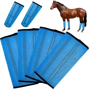 Protectores de Patas de Caballo de Malla de PVC Transpirable en Stock con Diseño Anti-Fricción y Refrigerante para Pastoreo en Praderas y Control de Plagas - Product Image 2