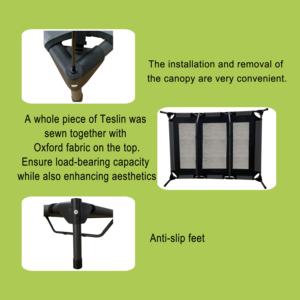 Cama Elevada para Perros Pequeños, Moderna, Transpirable, de Malla, Antideslizante, de Gamuza, Desmontable, Nutritiva, para Interiores y Exteriores - Product Image 4