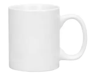 ספק יצרן מותאם אישית ספל כוס עם לוגו 11oz הדפסה ריק לבן פורצלן זהב ידית קידום מכירות קפה ספלי קרמיקה