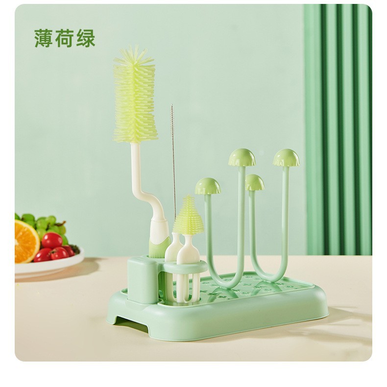 Verde menta (con cepillo para biberones)