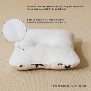 Almohada de algodón transpirable para bebé recién nacido, con forma de estrella de dibujos animados, de alta calidad, suave, para dormir. - Product Image 2