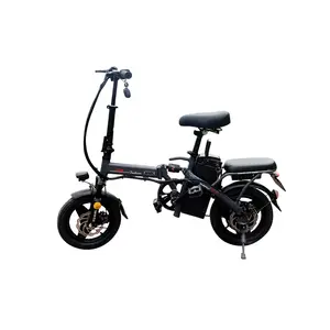Bicicleta eléctrica de montaña, bici con suspensión completa, plegable, neumático ancho, 350w, almacén barato