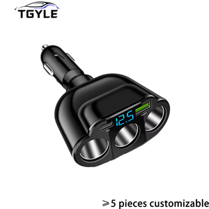 Chargeur de voiture 5 ports 336W, adaptateur allume-cigare PD USB 66W, chargeur de téléphone à charge rapide, prise universelle 12-24V - Product Image 1