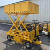 Chariot de transport de marchandises à moteur électrique pour entrepôt de chantier, capacité de charge 1000 kg, véhicule de transport lourd