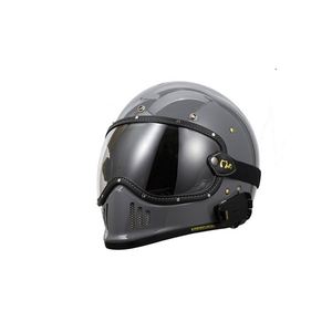 Casque Rétro pour Moto d'Été Accessoires de Moto Casque Classique Original avec Lunettes de Protection Vintage - Product Image 1