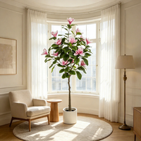 Großhandel Geburtstagsdekoration Künstlicher Magnolienblütenbaum Hochzeitsblumen Geburtstag Weihnachten Feiertag Hochzeit Event Dekoration
