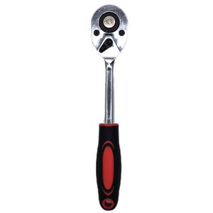 1/2 "24 dents en acier chromé 35K robuste 12.5mm douille réparation de voiture réglable clé à cliquet à dégagement rapide bidirectionnelle - Product Image 1