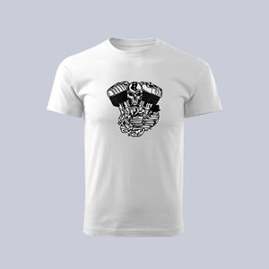 T-shirt ajusté à manches courtes imprimé en sérigraphie unie décontractée personnalisée T-shirt de haute qualité 100% coton biologique pour hommes - Product Image 4