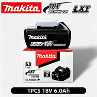Batterie Li-Ion 18V 6.0Ah BL1860B la plus vendue (Boîte couleur) LXT Tools 2X Batterie de remplacement pour clé à chocs à durée de vie extra longue