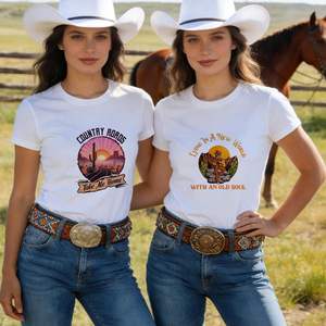 Transferencias termoadhesivas DTF de vinilo para camisetas, estilo vaquero del oeste, country, listas para planchar, con diseños 'Old <span class=keywords><strong>Soul</strong></span>' y '<span class=keywords><strong>Wild</strong></span> <span class=keywords><strong>Soul</strong></span>', y parches termoadhesivos. - Product Image 4