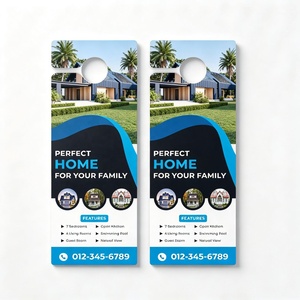 Colgadores de Puerta Personalizados para Inmobiliarias, con Gancho para Folletos, para Hoteles y Oficinas, Proveedor de Publicidad Promocional - Product Image 4