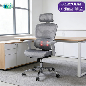 Chaise de bureau moderne en maille OEM/ODM, chaise de travail pivotante réglable pour ordinateur, fabriquée en Chine, en tissu, modèle WS 5142 - Product Image 1