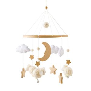 <span class=keywords><strong>Cuna</strong></span> decorativa para habitación <span class=keywords><strong>de</strong></span> niños, cama colgante, carillón <span class=keywords><strong>de</strong></span> viento, madera, antibizco, mano, ojo, coordinación, estrella, Luna, oveja, campana <span class=keywords><strong>de</strong></span> cama - Product Image 5