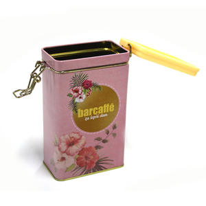 Récipient rectangulaire de boîtes de stockage de thé de café de Matcha grand avec le couvercle fermé en métal hermétique peut boîte - Product Image 4