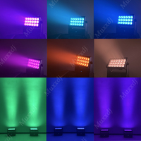 Projecteur mural LED sans fil DMX rechargeable IP65 étanche 18x20W RGBWA+UV 6-en-1 pour location, mariage, DJ, scène