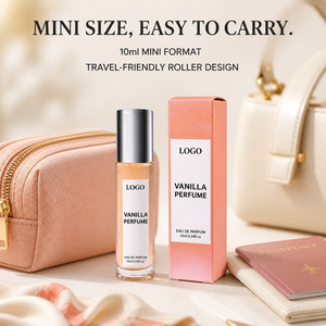 Parfum Roll-on sans alcool HKH Custom 10 ml, senteur florale naturellement fraîche, parfum longue durée, design mini portable - Product Image 5