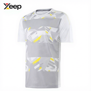 Maillot de football personnalisé pour homme XEEP XC-SU-29 en polyester respirant, imprimé par transfert thermique, séchage rapide, coupe ajustée classique, haute performance - Product Image 1