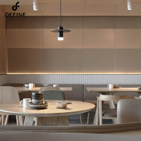 Ensemble de mobilier de restaurant moderne en bois massif de qualité supérieure avec tables de salle à manger et packs de sièges pour hôtels - Solution tout-en-un
