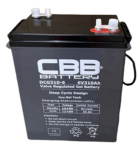 Baterai UPS asam timbal AGM 100AH, baterai untuk mobil listrik, Kereta Golf, skuter 8V 12V memenuhi kemampuan bersepeda Tinggi tugas berat 200AH - Product Image 5