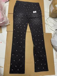 <span class=keywords><strong>Jeans</strong></span> <span class=keywords><strong>Cargo</strong></span> da Uomo Streetwear all'Ingrosso, Pantaloni in Denim Dritti e Impilati, <span class=keywords><strong>Jeans</strong></span> da Uomo con Diamanti - Product Image 6