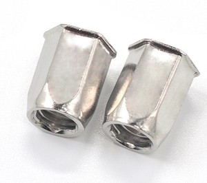 Thép không gỉ đinh tán nut hình lục giác/nửa Hex mù đinh tán SS304 rivnut Metric ren chèn nutsert giảm đầu - Product Image 1