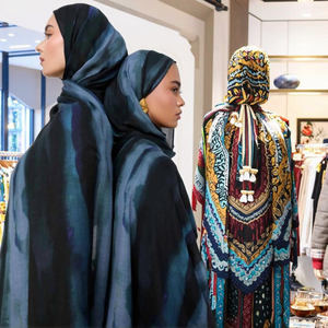 Hijab Personalizzato Best-Seller 2025 - Scialle Lungo Modesto da Donna in Raso Modal Traspirante per Tutte le Stagioni, Vendita all'Ingrosso - Product Image 1