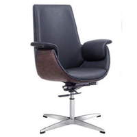 Chaise de conférence exécutive moderne ergonomique tendance, chaise de bureau confortable, roulettes, haute qualité, robuste, hauteur réglable