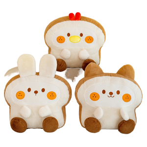 Sevimli patlamalar bisküvi yastık peluş yorgan oyuncak ile yıkanmış örgü astar süper yumuşak peluş tavuk köpek bebek çocuk hediye için - Product Image 1