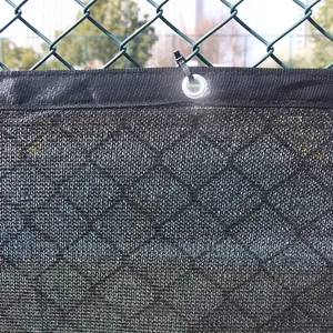 Rete di recinzione per schermo Privacy all'aperto personalizzabile per campi da Tennis nel cortile colore verde nero