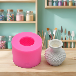 Silicone Eco-Friendly Round <b>Mold</b> Pink Color for Cake Decorating Easy Demoulding <b>Hand</b> Wash Only - Product Image 3