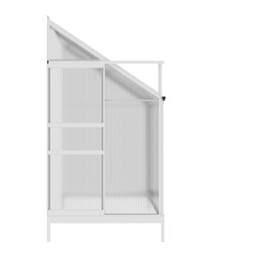 4.1x8.3FT maigre à concevoir pour la plantation de graines peu encombrantes Serre de plain-pied extérieure avec cadre en aluminium galvanisé Maison de jardin - Product Image 3