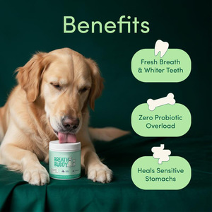 Breath <strong>Buddy</strong> Dog Cat Dental Powder Supplement Teeth Cleaning Breath Freshener Removes Plaque Tartar Gentle Formula for Sensitive - Product Image 3