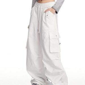 Pantalons cargo d'été pour femmes, style streetwear hip-hop, respirants, à séchage rapide, en toile, salopettes anti-rides et imperméables - Product Image 3