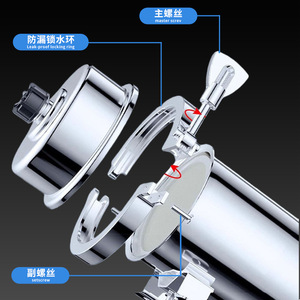 เครื่องกรองน้ำสเตนเลสแบบอัลตราฟิลเตรชั่น 50T แบบแมนนวล สำหรับกรองน้ำใต้ซิงค์และน้ำผิวดิน - Product Image 1