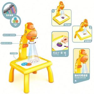 Tableau de dessin technique musical Deer Art avec projecteur de diapositives et torche, jouet pour enfants - Product Image 5