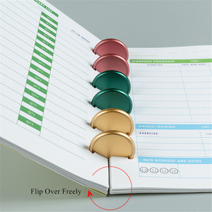 19/28/35Mm Nhựa Mờ Màu Rắn <span class=keywords><strong>S</strong></span> Disbound Máy Tính Xách Tay Nấm Lỗ Kế Hoạch Thư Mục Ràng Buộc Đĩa Cho Máy Tính Xách Tay - Product Image 4