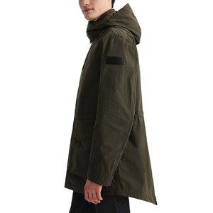 Parkas de estilo callejero para hombre, abrigo largo con capucha gruesa de talla grande, venta al por mayor - Product Image 4