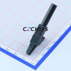 27.258.2 Banana Plug / Alligator Clip Connector Alligator Clip 300V 15A Black - Product Image 1