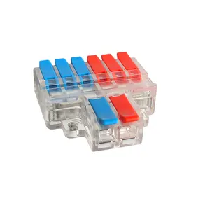 LT-626 Quick Connector Terminal 2 In 6 Out 2 Poles Butt Terminal Block