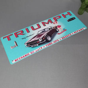 ガレージメタルサインレトロティンサインカスタムデザイン40X15CMバーパブガソリンスタンドの壁の装飾男の洞窟ガレージヴィンテージメタルポスター - Product Image 6