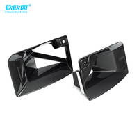 Conduits d'air avant en fibre de carbone véritable MP pour BMW M2 G87 2023-2024, aérateurs de pare-chocs avant