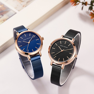 Montre de luxe pour femme en gros, à quartz, bracelet en maille d'acier inoxydable, étanche, Relogio Feminino - Product Image 6