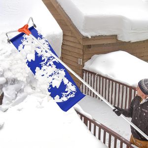 Pelle à neige de toit de haute qualité 450 cm, lame en tissu PE de 23 cm, manche télescopique réglable en alliage d'aluminium, idéale pour une utilisation extérieure <span class=keywords><strong>Wolin</strong></span> - Product Image 3