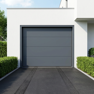 <span class=keywords><strong>Porte</strong></span> <span class=keywords><strong>de</strong></span> <span class=keywords><strong>garage</strong></span> sectionnelle électrique à enroulement intégral, design moderne personnalisé ZS, intelligente, automatique, isolée en acier - Product Image 4
