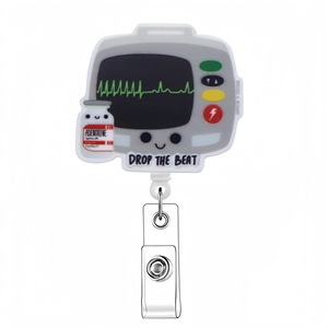 Oferta Especial: Divertido Porta Credenciales Retráctil para Enfermeras, Clip de Identificación Fácil de Usar para <span class=keywords><strong>PACU</strong></span> y Trabajadores Médicos - Product Image 1