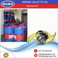 Huile moteur DANA LUBES certifiée SAE pour moteurs diesel de trains et de voies ferrées, composition générale, type d'huile de base adhésive